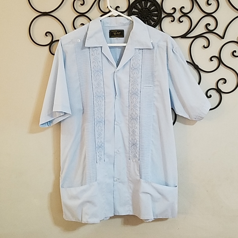Guayabera style shirt